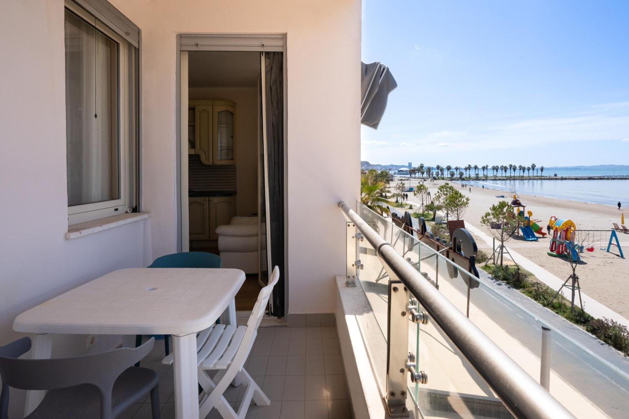 דורס Sea View-Apartment On The Beach - Durrs2 מראה חיצוני תמונה