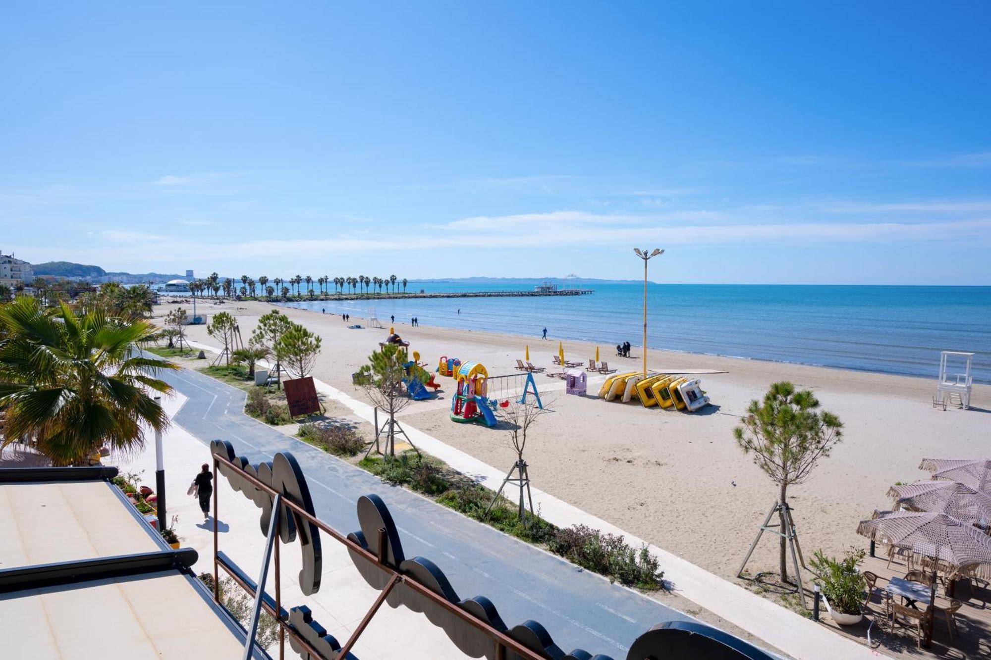 דורס Sea View-Apartment On The Beach - Durrs2 מראה חיצוני תמונה
