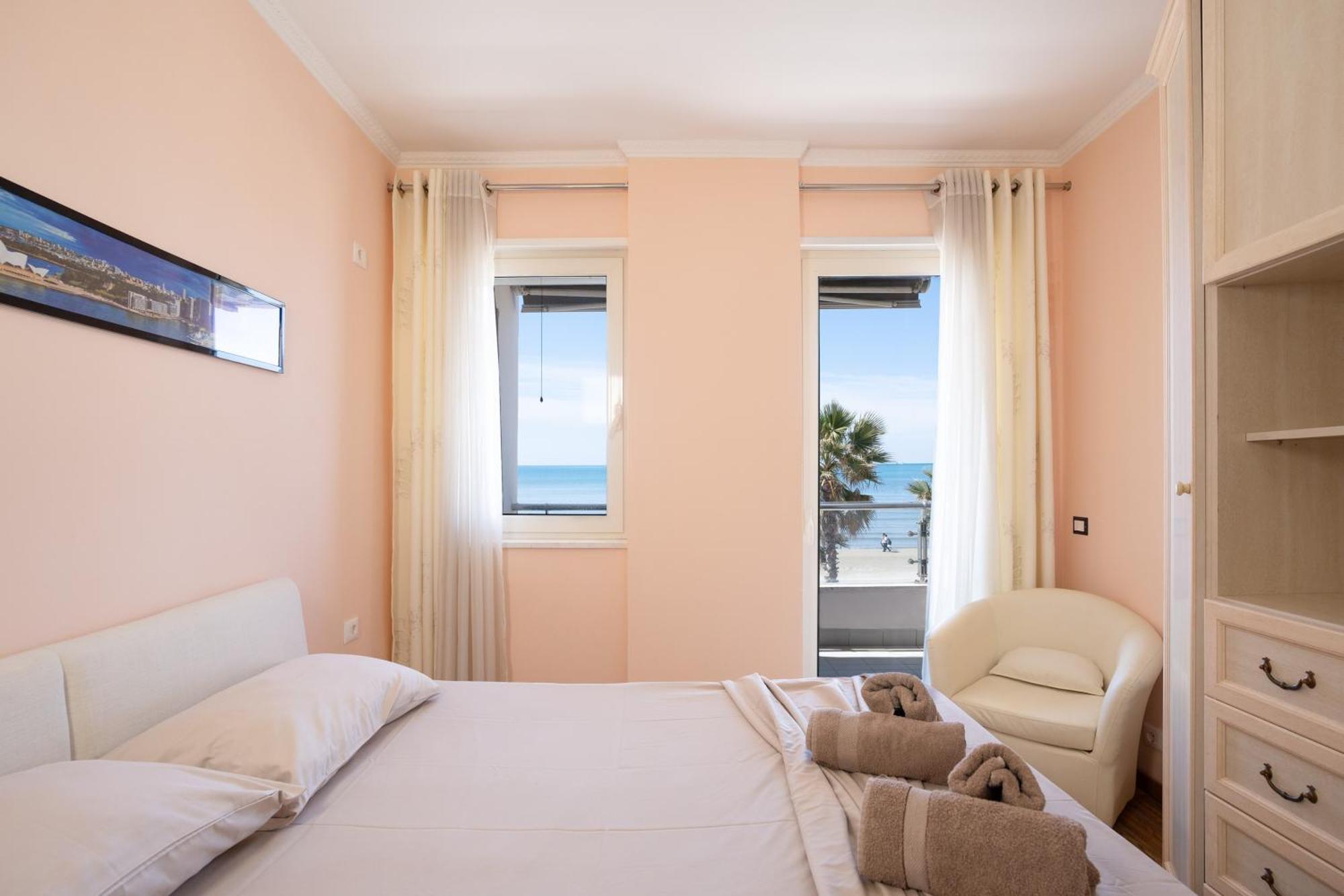דורס Sea View-Apartment On The Beach - Durrs2 מראה חיצוני תמונה